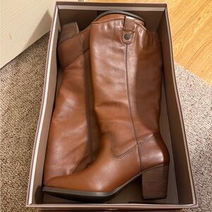 NWT Brown Leather Women's Boots